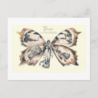Postal Vintage Fairy