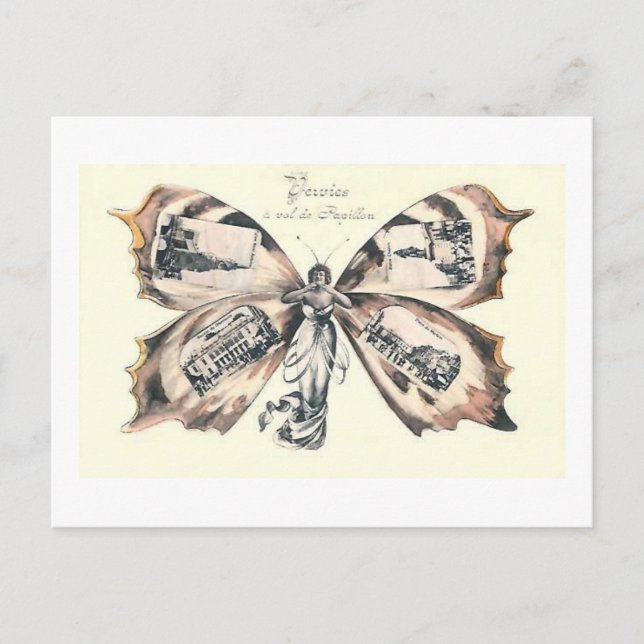 Postal Vintage Fairy (Anverso)