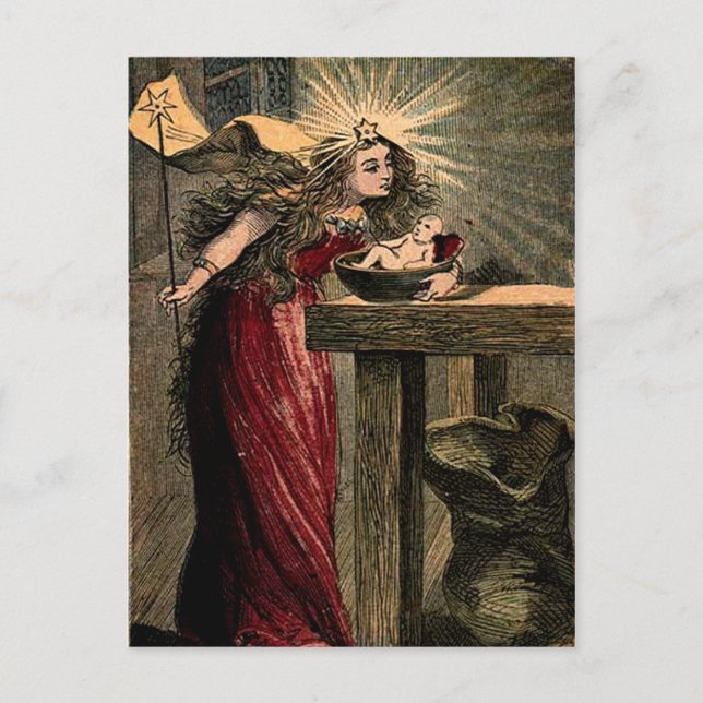 Postal Vintage Fairy GodMom (Anverso)