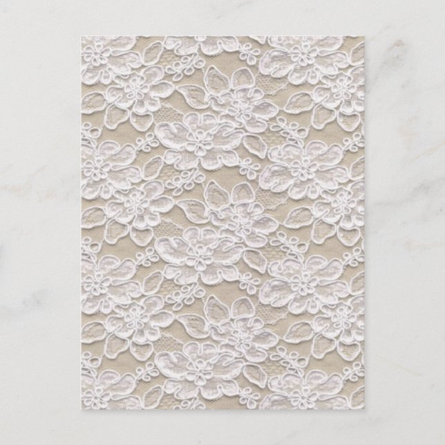 Postal Vintage Floral Lace (Anverso)