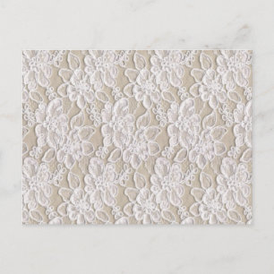 Postal Vintage Floral Lace