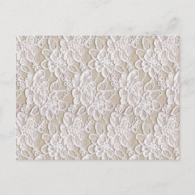 Postal Vintage Floral Lace (Anverso)