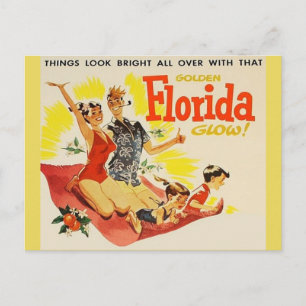 Postal Vintage Florida Post Card