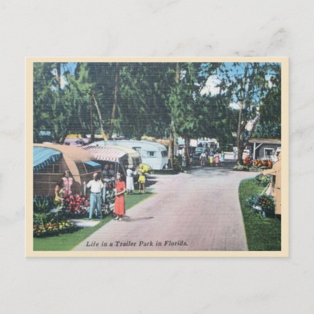 Postal Vintage Florida Trailer Park (Anverso)