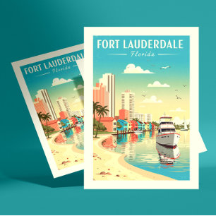 Postal Vintage Fort Lauderdale Florida