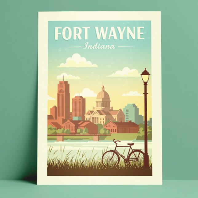 Postal Vintage Fort Wayne Indiana (Subido por el creador)