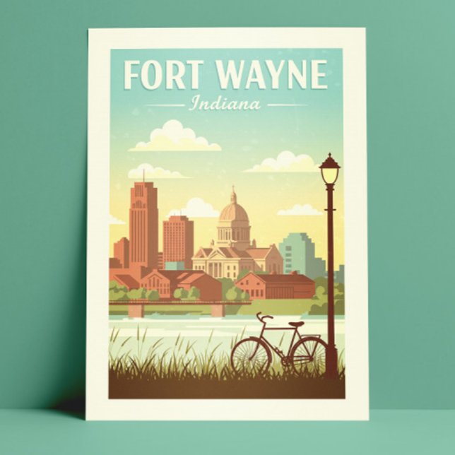 Postal Vintage Fort Wayne Indiana (Subido por el creador)