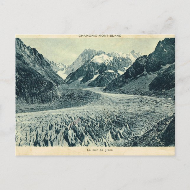 Postal Vintage France Chamonix Mont Blanc (Anverso)