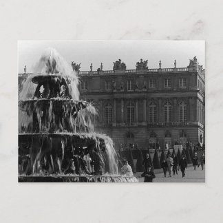 Postal Vintage France palace Versailles Pyramid fuente