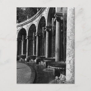 Postal Vintage France Versailles palace Colonnade Grove