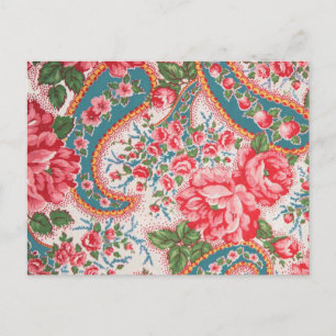 Postal Vintage French Cotton Fabric