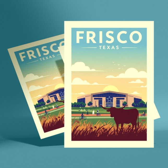 Postal Vintage Frisco Texas (Subido por el creador)