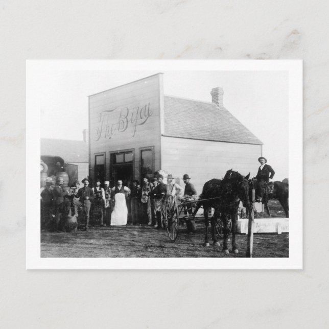 Postal Vintage Frontier Town Saloon (Anverso)