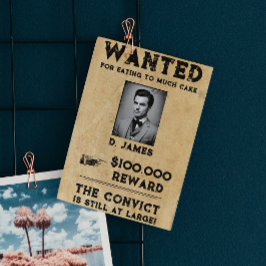 Postal Vintage Fun Convicto Reward Wanted