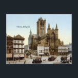 Postal Vintage - Gante, Bélgica<br><div class="desc">Foto vintage de Gante,  Bélgica,  postal.</div>