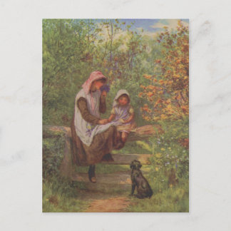 Postal Vintage Garden Art - Allingham, Helen