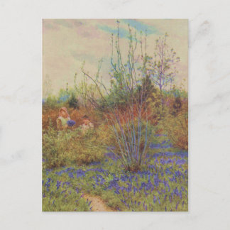 Postal Vintage Garden Art - Allingham, Helen
