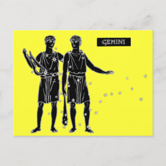 Postal Vintage Gemini