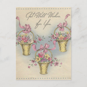 Postal Vintage Get Well Baskets 1