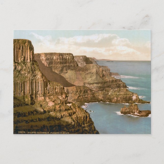Postal Vintage Giant's Causeway Ireland (Anverso)