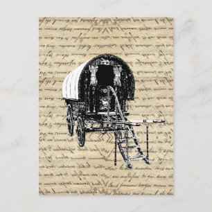 Postal Vintage gitano