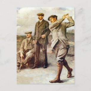 Postal Vintage Golf