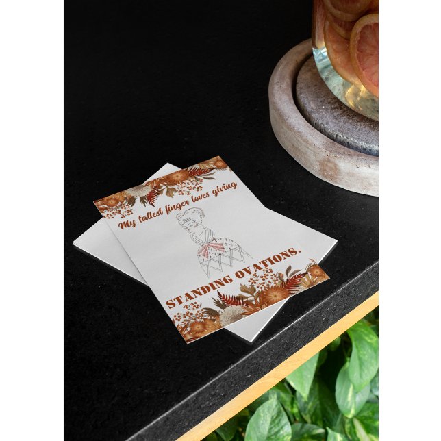 Postal Vintage graciosa artista de línea sarcástica (Subido por el creador)