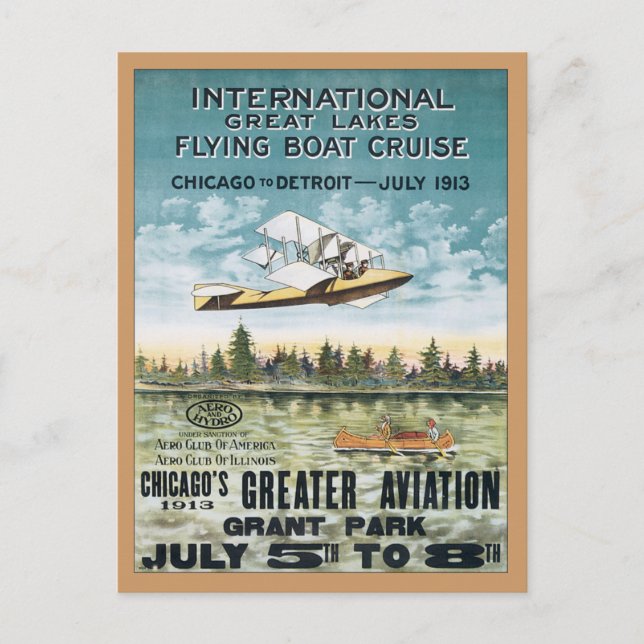 Postal Vintage Grant Park Chicago (Anverso)