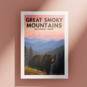 Postal Vintage Great Smoky Mountains Park