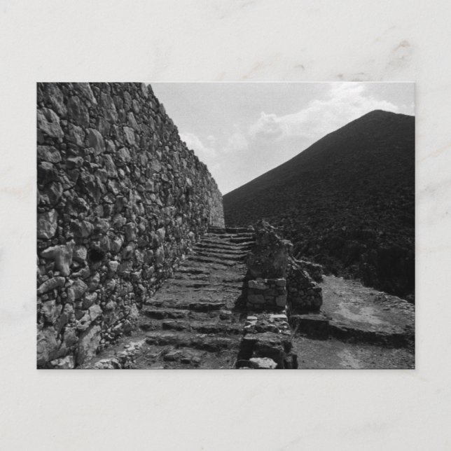 Postal Vintage Greece Athens Mycenae Royal stairs (Anverso)