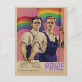 Postal Vintage GRITO IT Pride Postcard