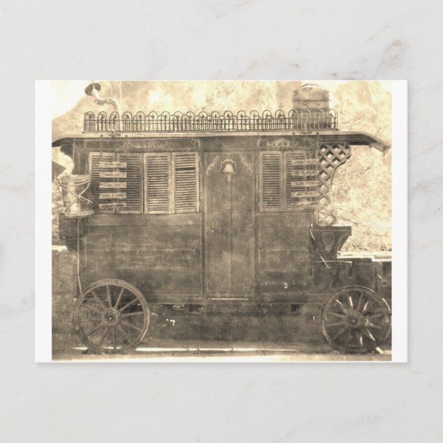Postal Vintage Gypsy Wagon (Anverso)