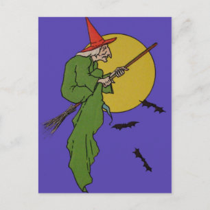 Postal Vintage Halloween Card