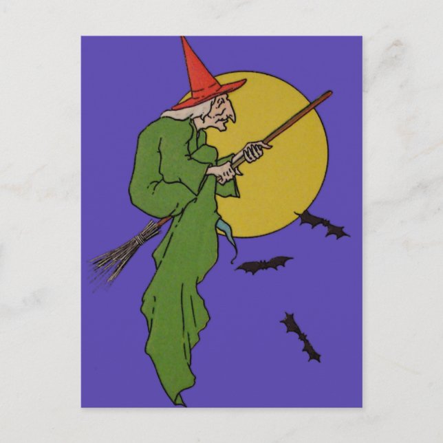 Postal Vintage Halloween Card (Anverso)