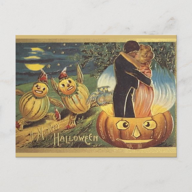 Postal Vintage Halloween del KRW (Anverso)