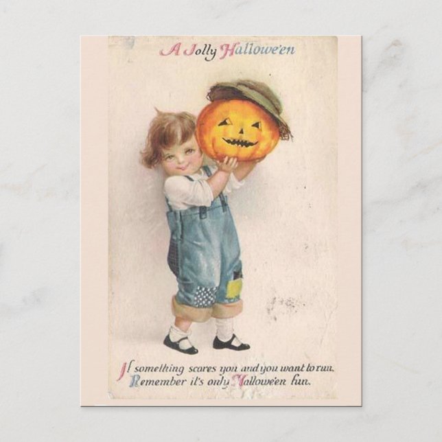 Postal Vintage Halloween del KRW (Anverso)