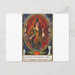Postal Vintage Halloween Greet