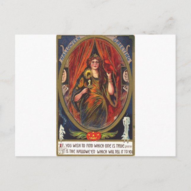 Postal Vintage Halloween Greet (Anverso)