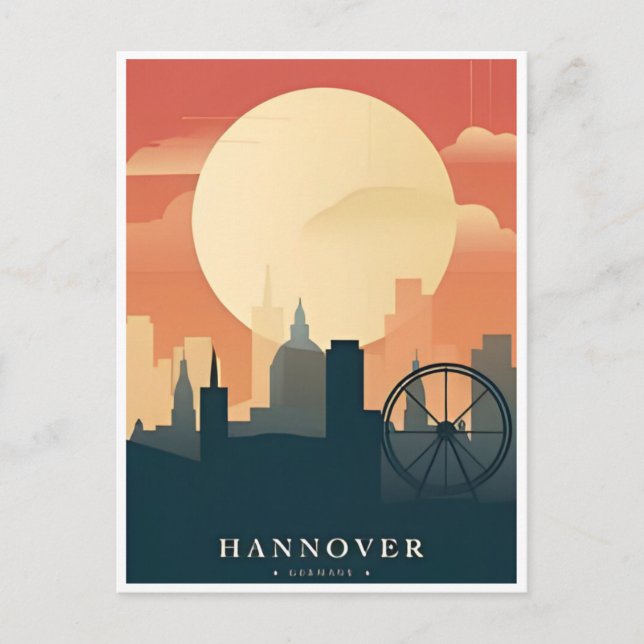 Postal vintage Hannover Germany Travel allemagne (Anverso)