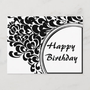 Postal Vintage Happy Birday