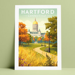 Postal Vintage Hartford Connecticut