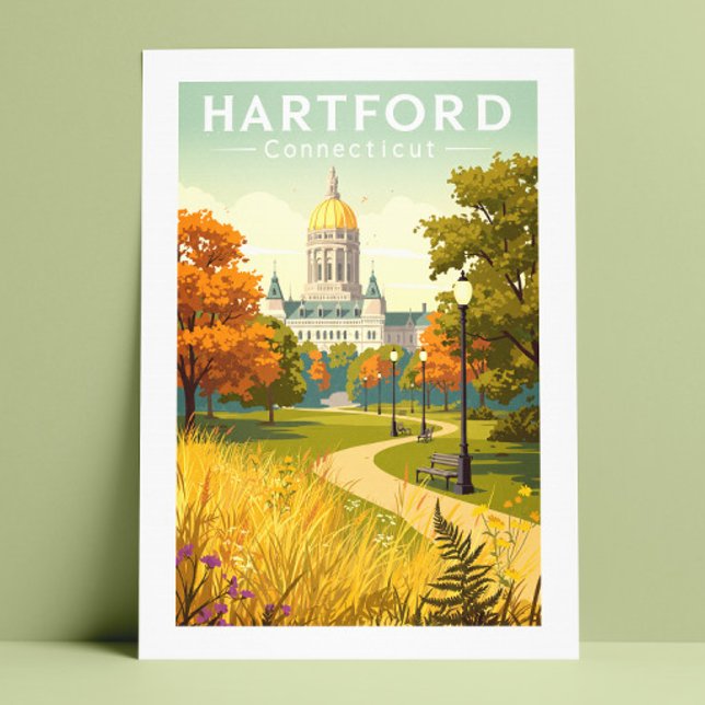 Postal Vintage Hartford Connecticut (Subido por el creador)