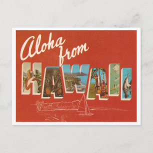 Postal Vintage Hawaii