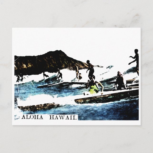Postal Vintage Hawaii (Anverso)