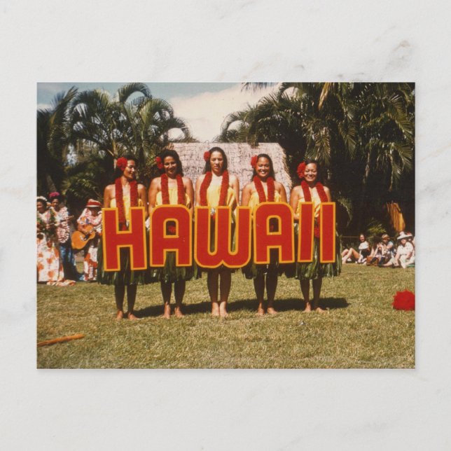 Postal Vintage Hawaii (Anverso)