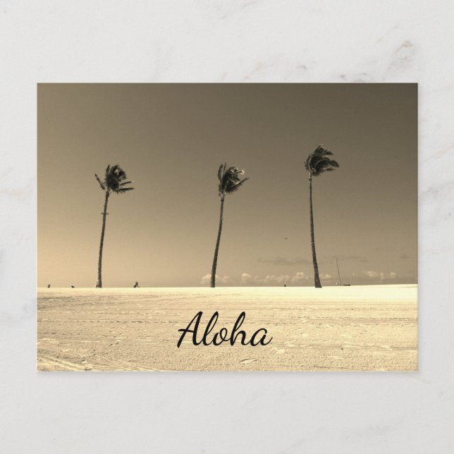 Postal Vintage Hawaii Aloha (Anverso)
