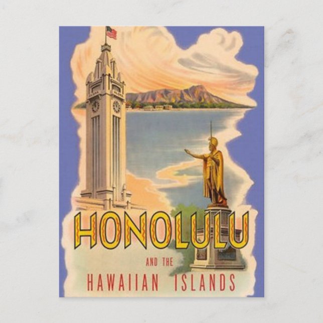 Postal Vintage Hawaii, EEUU - (Anverso)