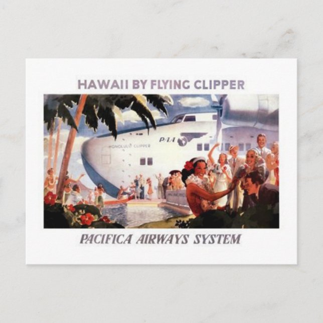 Postal Vintage Hawaii, EEUU - (Anverso)