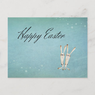 Postal Vintage Hen Happy Easter Postcard