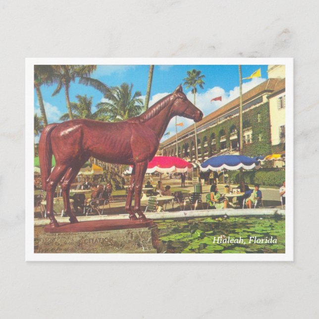 Postal Vintage Hialeah Florida (Anverso)